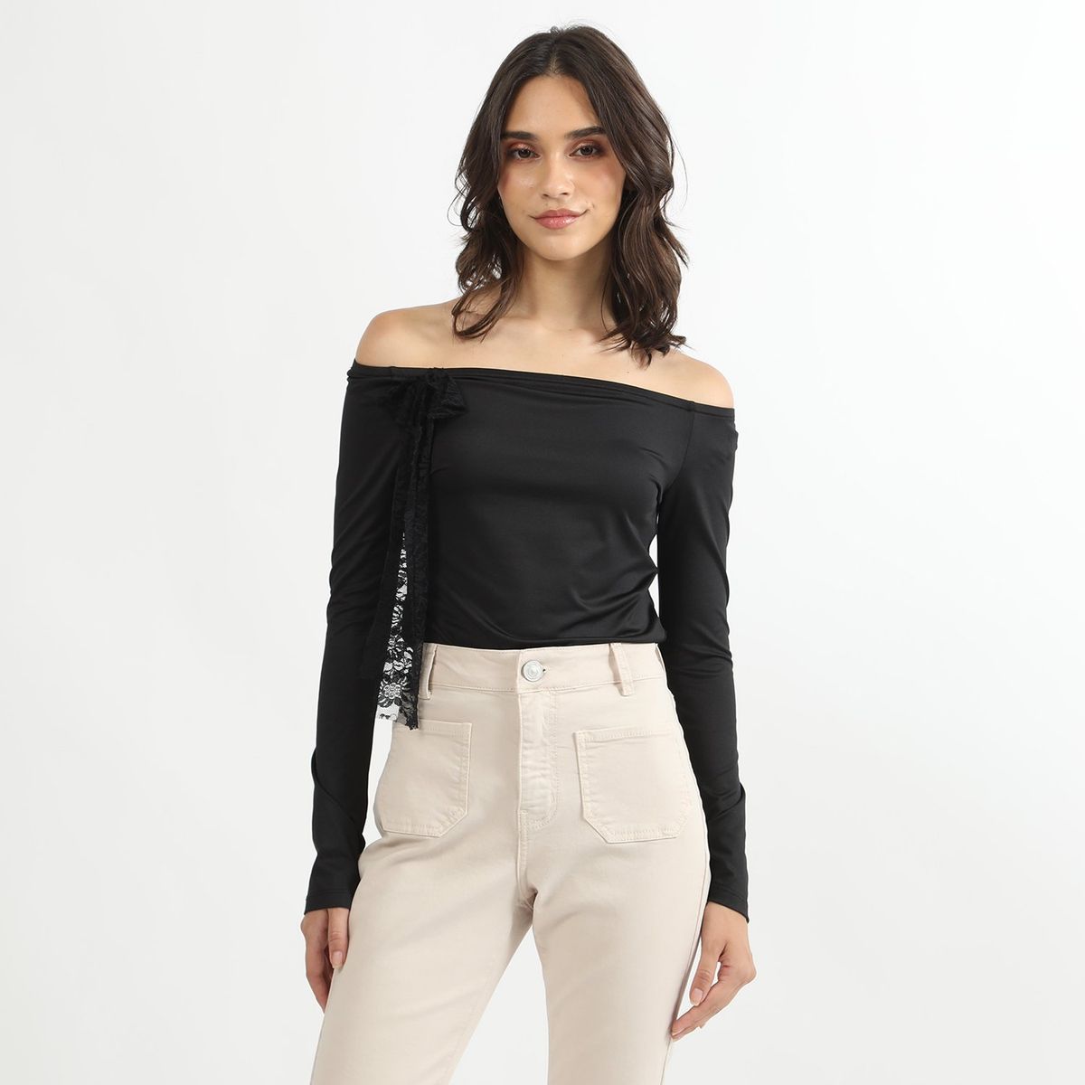 SYBILLA - Polo Mc Rib Con Lazo