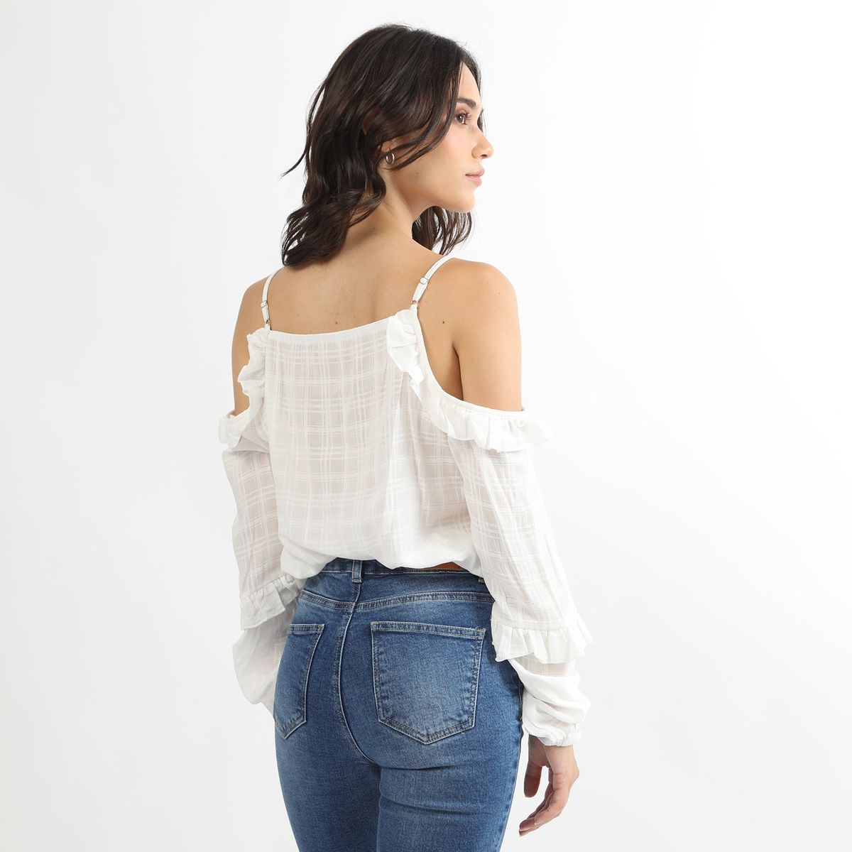 SYBILLA - Blusa Ml Cut Out Hombros