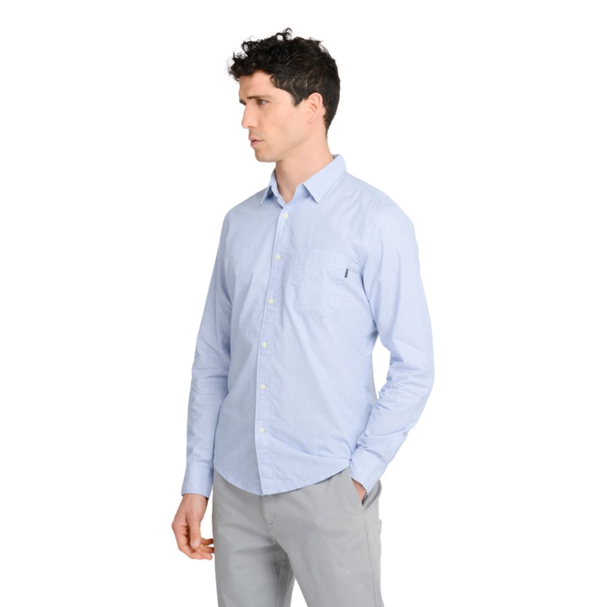 DOCKERS - Camisa Manga Larga 100% Algodón Hombre Dockers