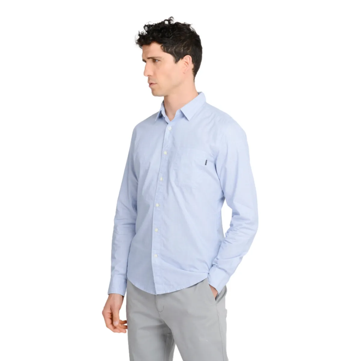 DOCKERS - Camisa Manga Larga 100% Algodón Hombre Dockers
