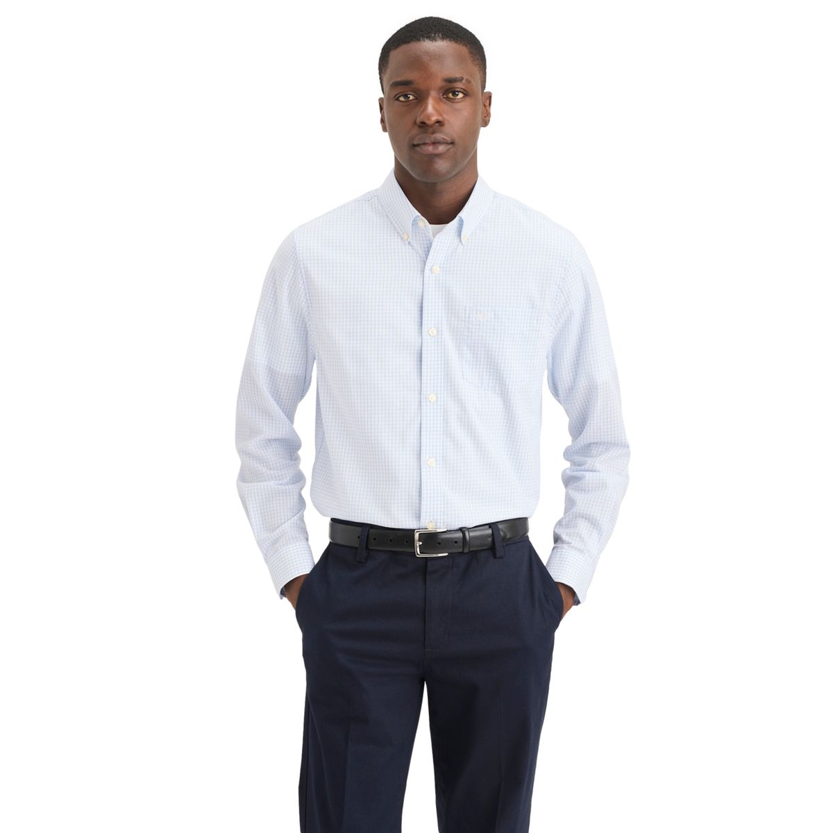 DOCKERS - Camisa Manga Larga 100% Algodón Hombre Dockers 