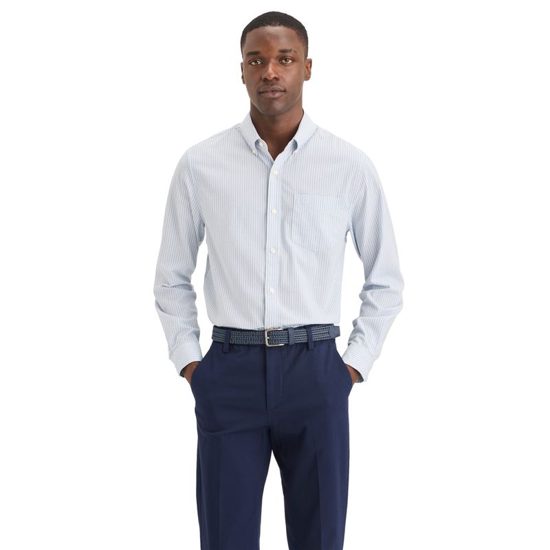 DOCKERS - Camisa Manga Larga 100% Algodón Hombre Dockers 