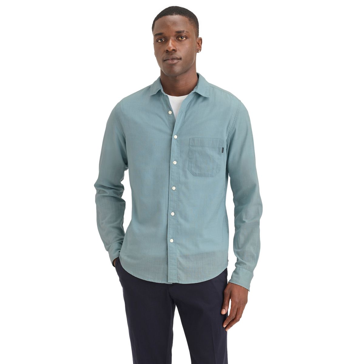 DOCKERS - Camisa Manga Larga 100% Algodón Hombre Dockers 