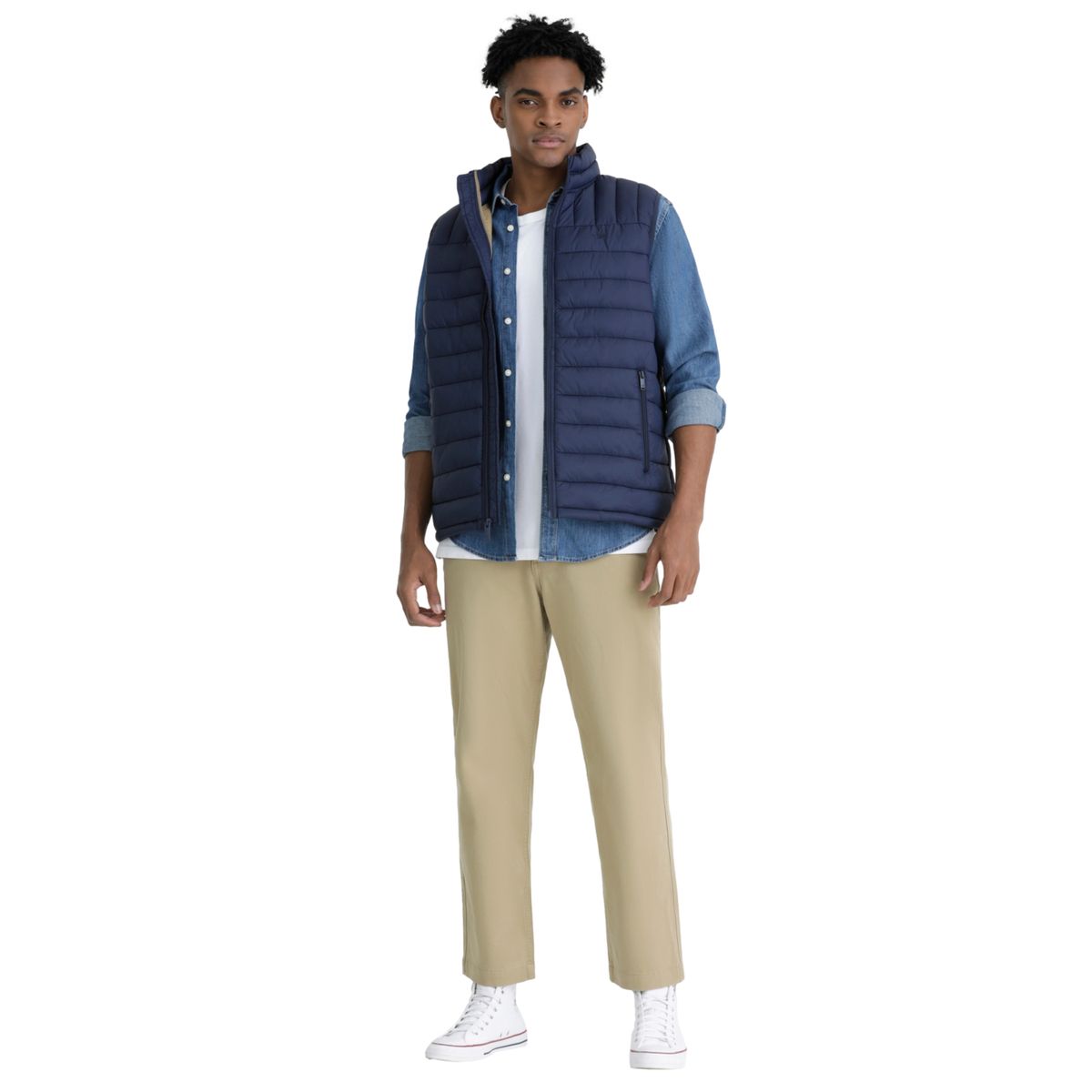 DOCKERS - Chaleco Casual Hombre Dockers