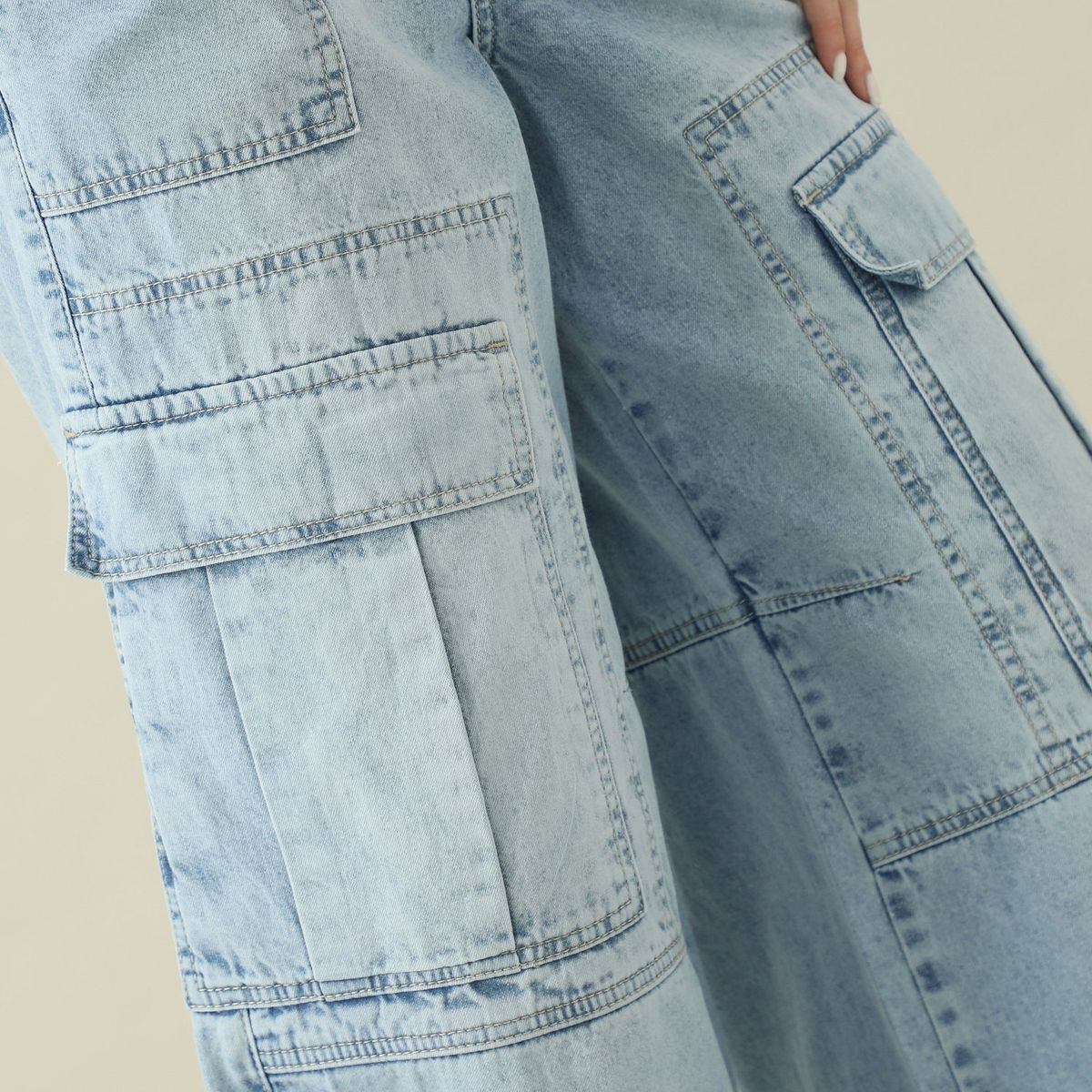 DOO AUSTRALIA - Jean Cargo 100% Algodón Mujer Doo Australia