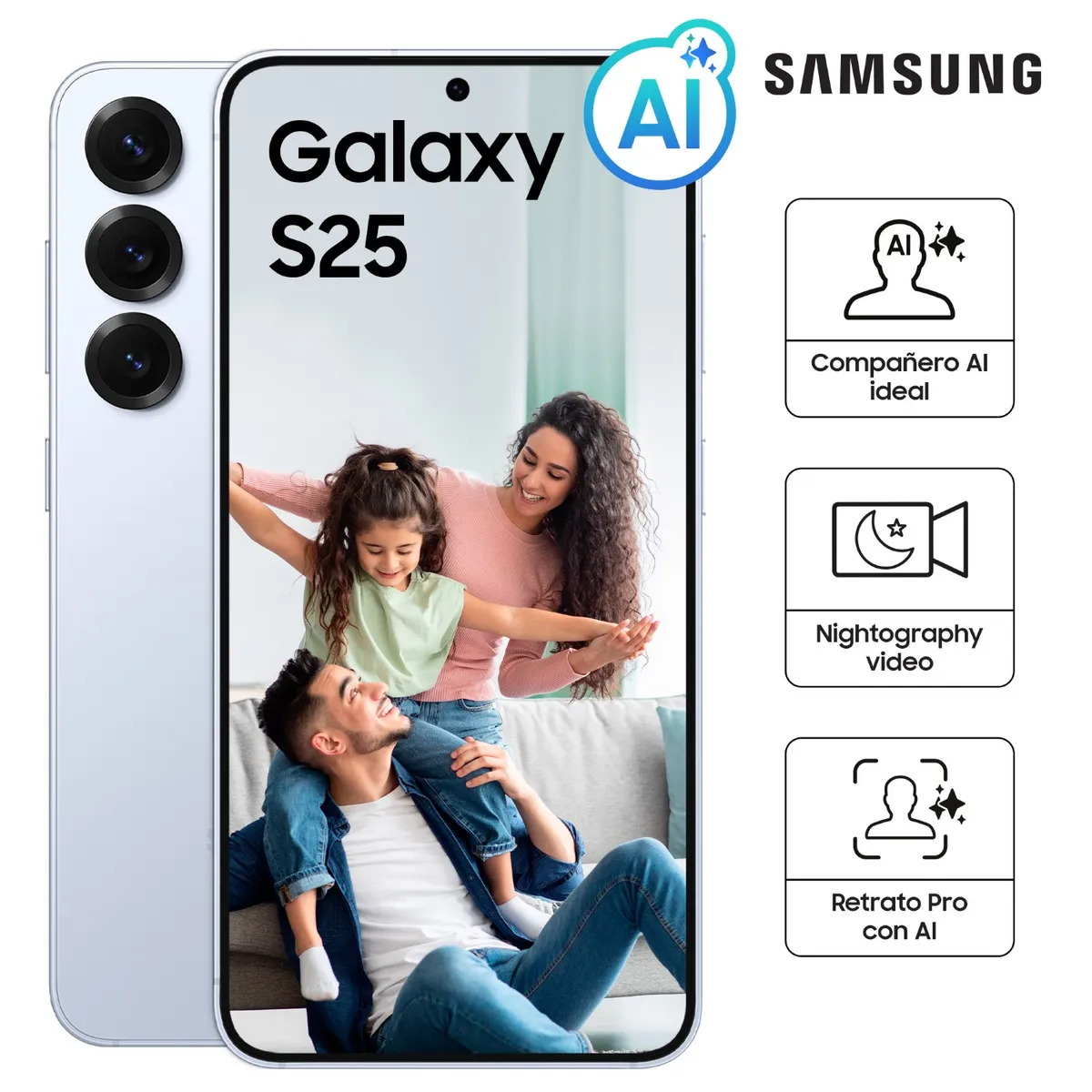 SAMSUNG - Celular Galaxy S25 256GB