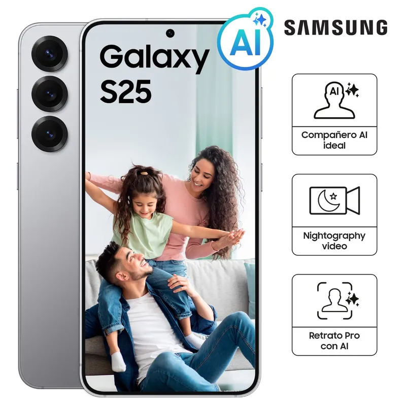 SAMSUNG - Celular Galaxy S25 128GB