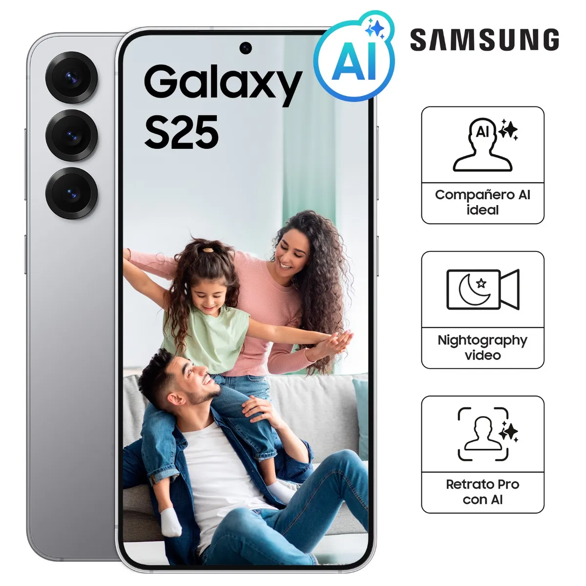 SAMSUNG - Celular Galaxy S25 256GB