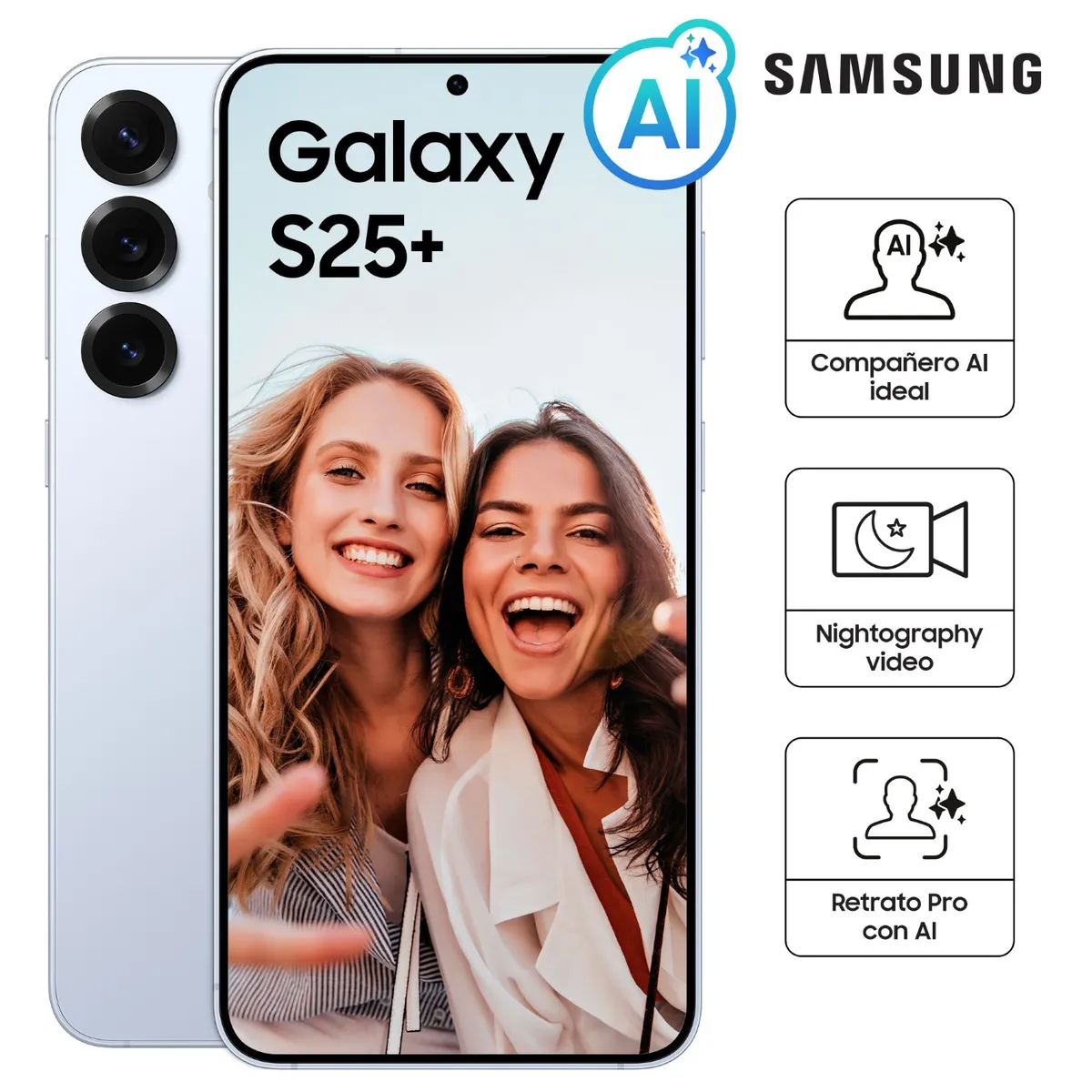 SAMSUNG - Celular Galaxy S25+ 256GB