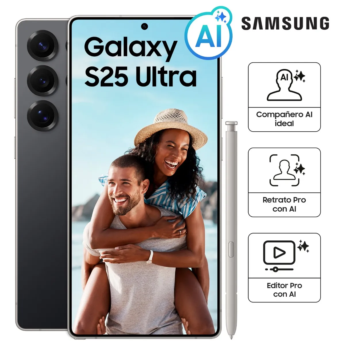 SAMSUNG - Celular Galaxy S25 Ultra 256GB