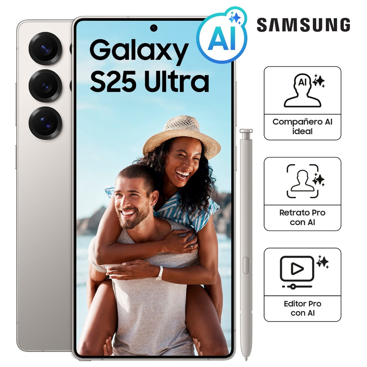 SAMSUNG - Celular Galaxy S25 Ultra 256GB