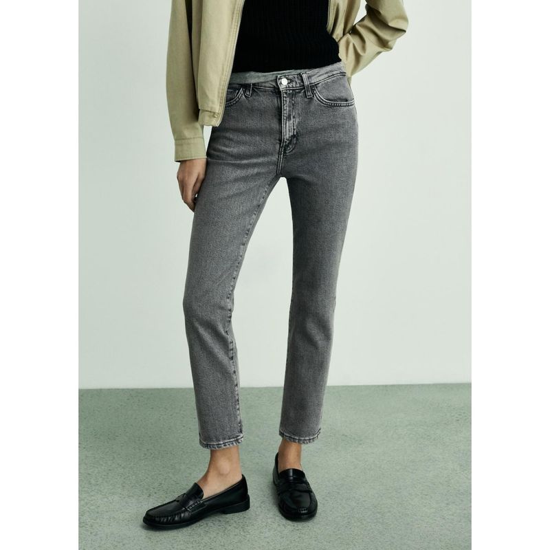 MANGO - Jean Slim Algodón Mujer Mango