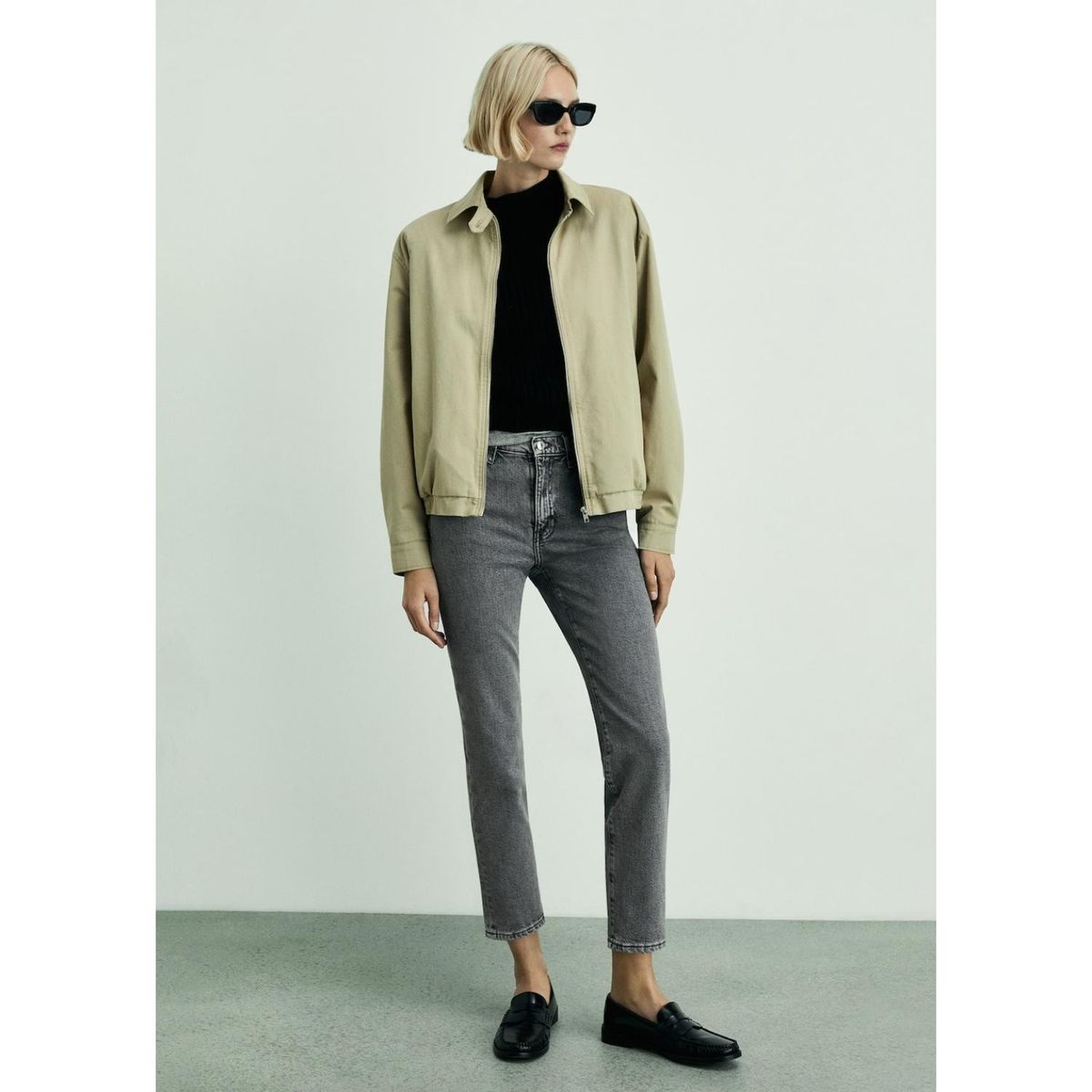 MANGO - Jean Slim Algodón Mujer Mango