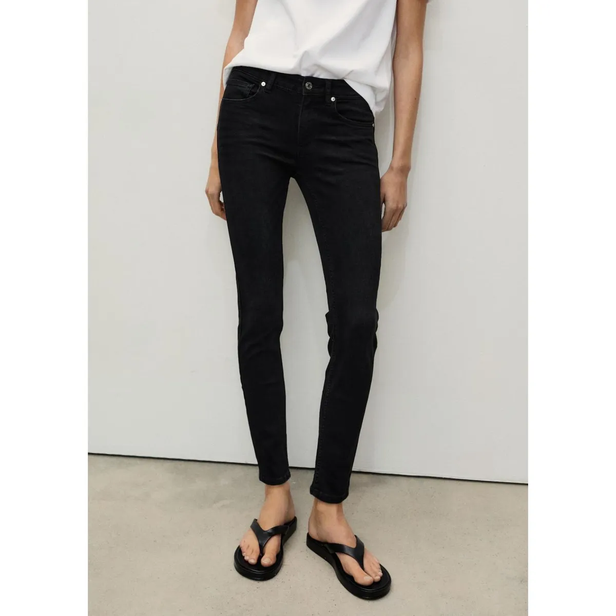MANGO - Jean Skinny Tiro Alto Mujer Mango