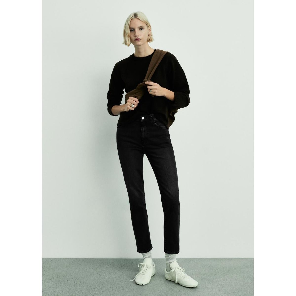 MANGO - Jean Slim Algodón Mujer Mango.