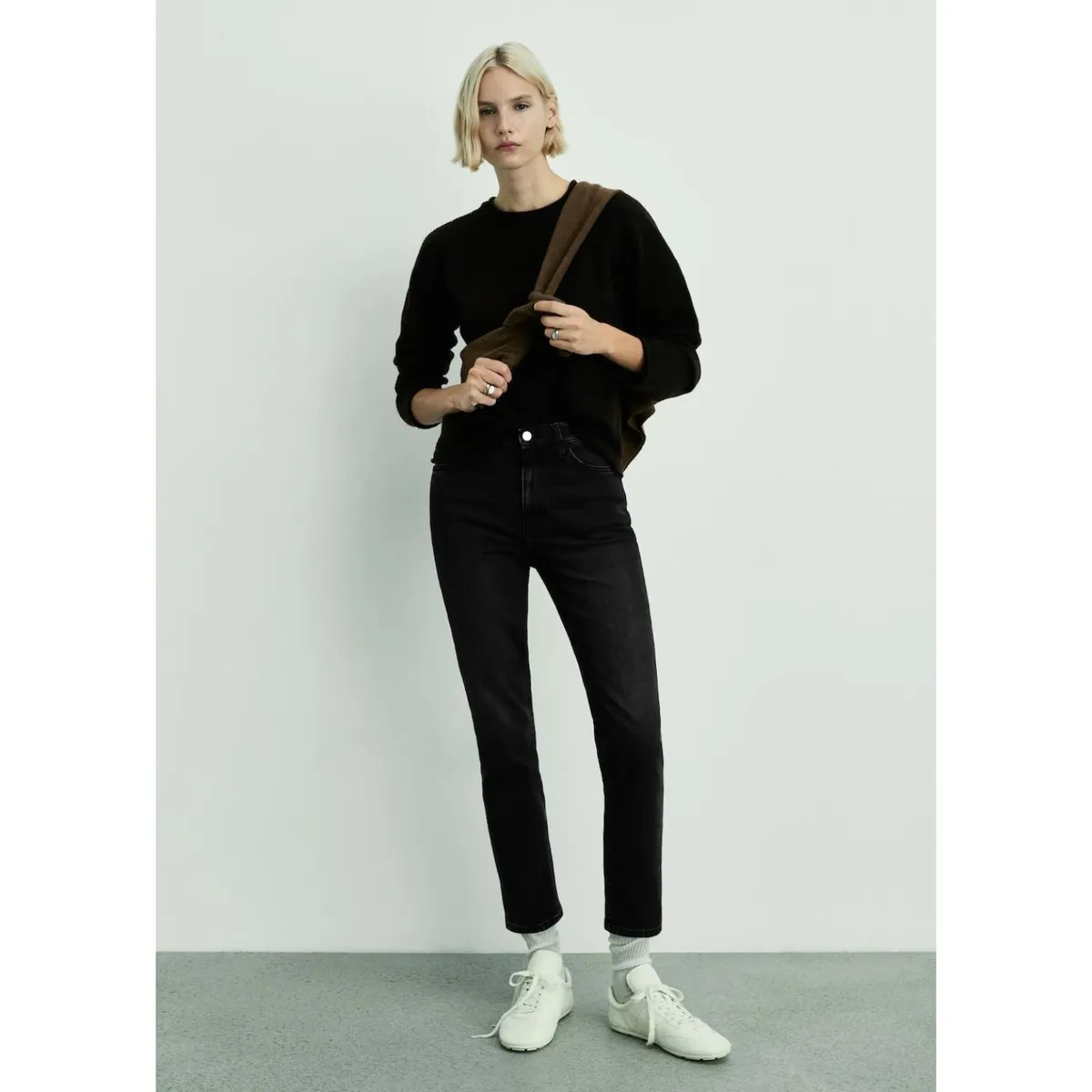 MANGO - Jean Slim Algodón Mujer Mango