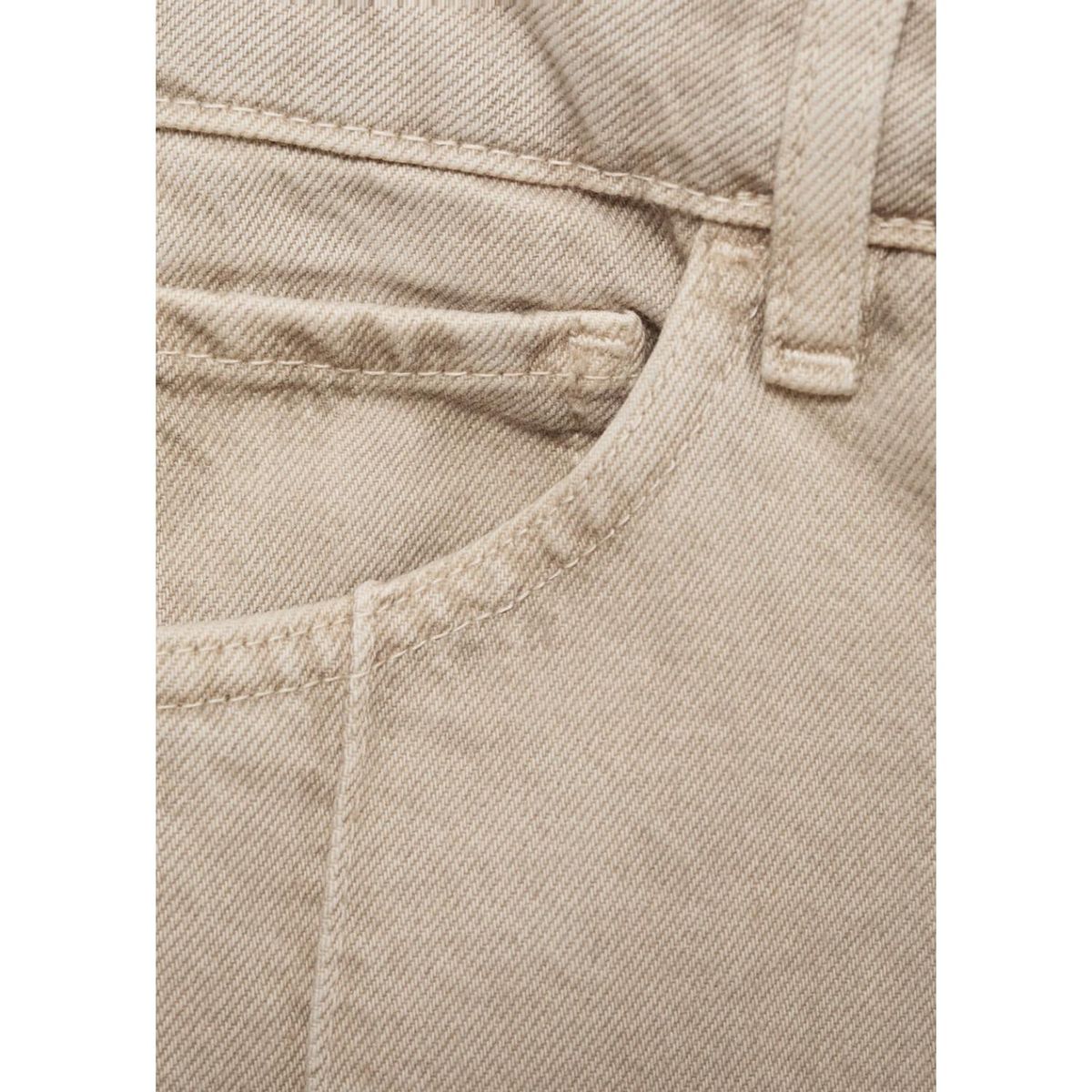 MANGO - Jean Wide Leg Tiro Alto Mujer Mango