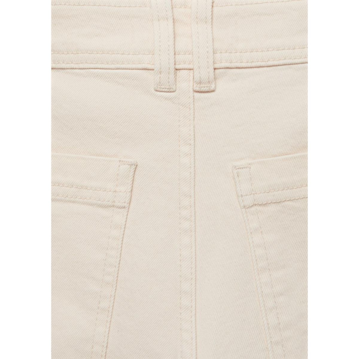 MANGO - Jean Culotte Tiro Medio Mujer Mango