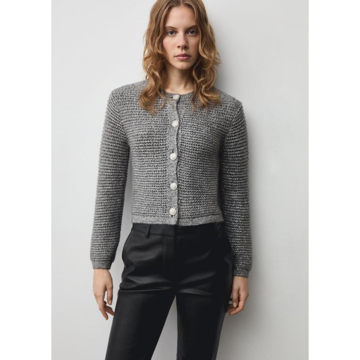 MANGO - Cárdigan Casual Mujer Mango