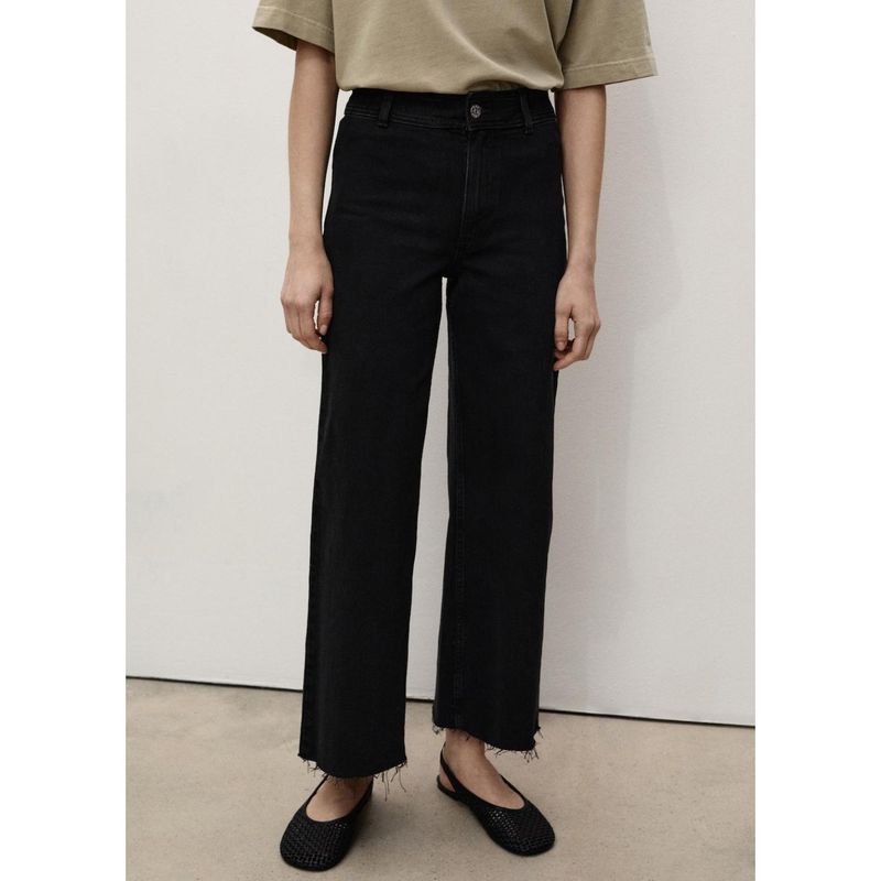 MANGO - Jean Culotte Tiro Alto Mujer Mango