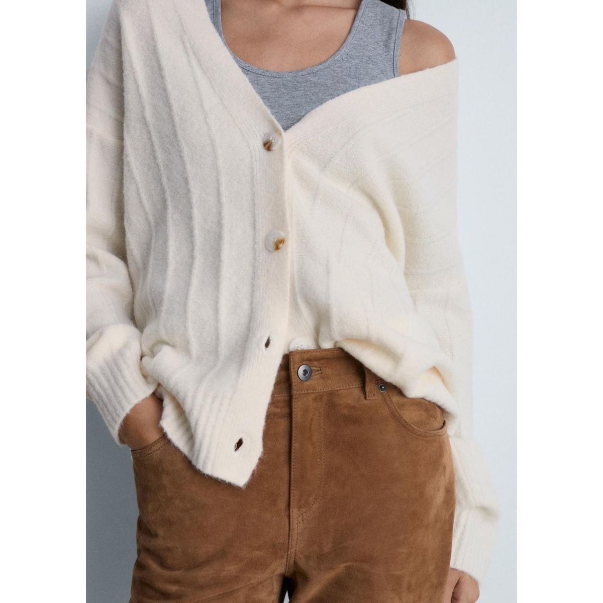 MANGO - Chompa Casual Mujer Mango