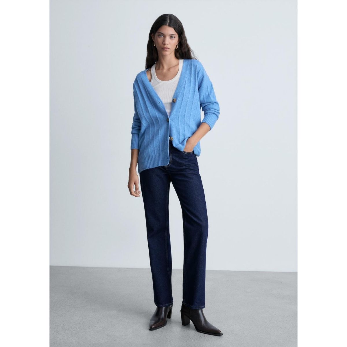 MANGO - Chompa Casual Mujer Mango