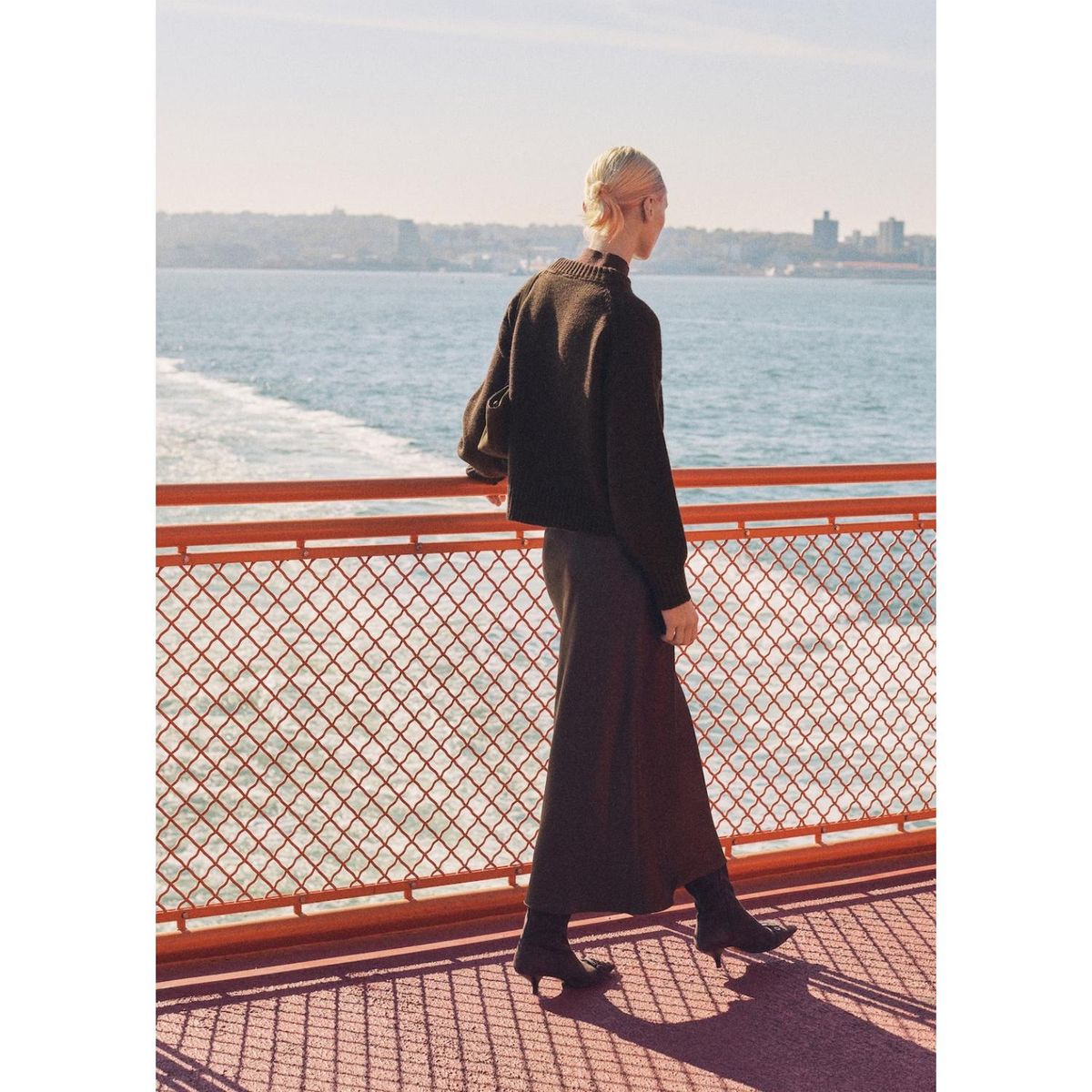 MANGO - Falda Larga Casual Mujer Mango