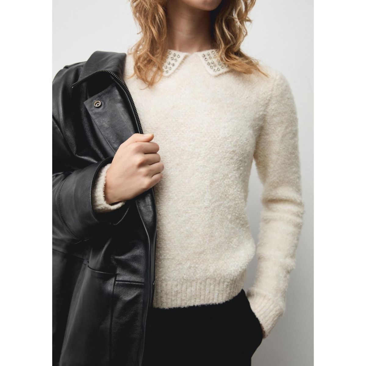 MANGO - Chompa Casual Mujer Mango