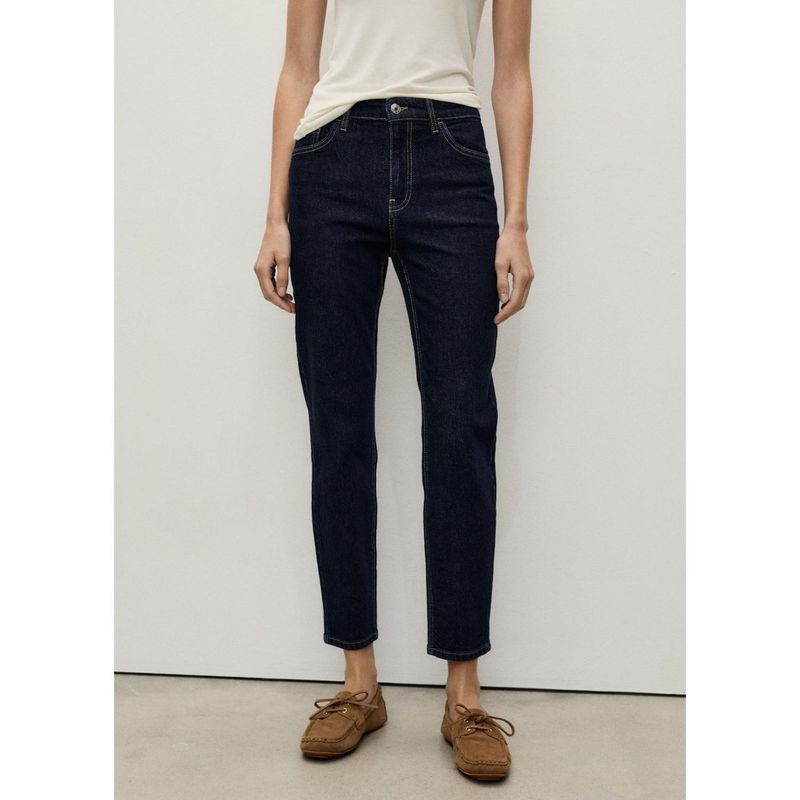 MANGO - Jean Mom Tiro Alto Mujer Mango