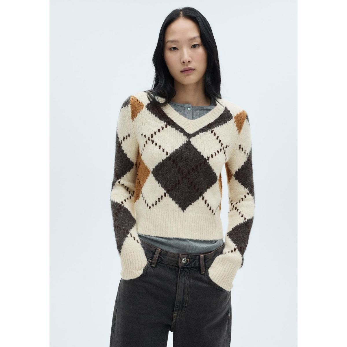 MANGO - Chompa Casual Mujer Mango