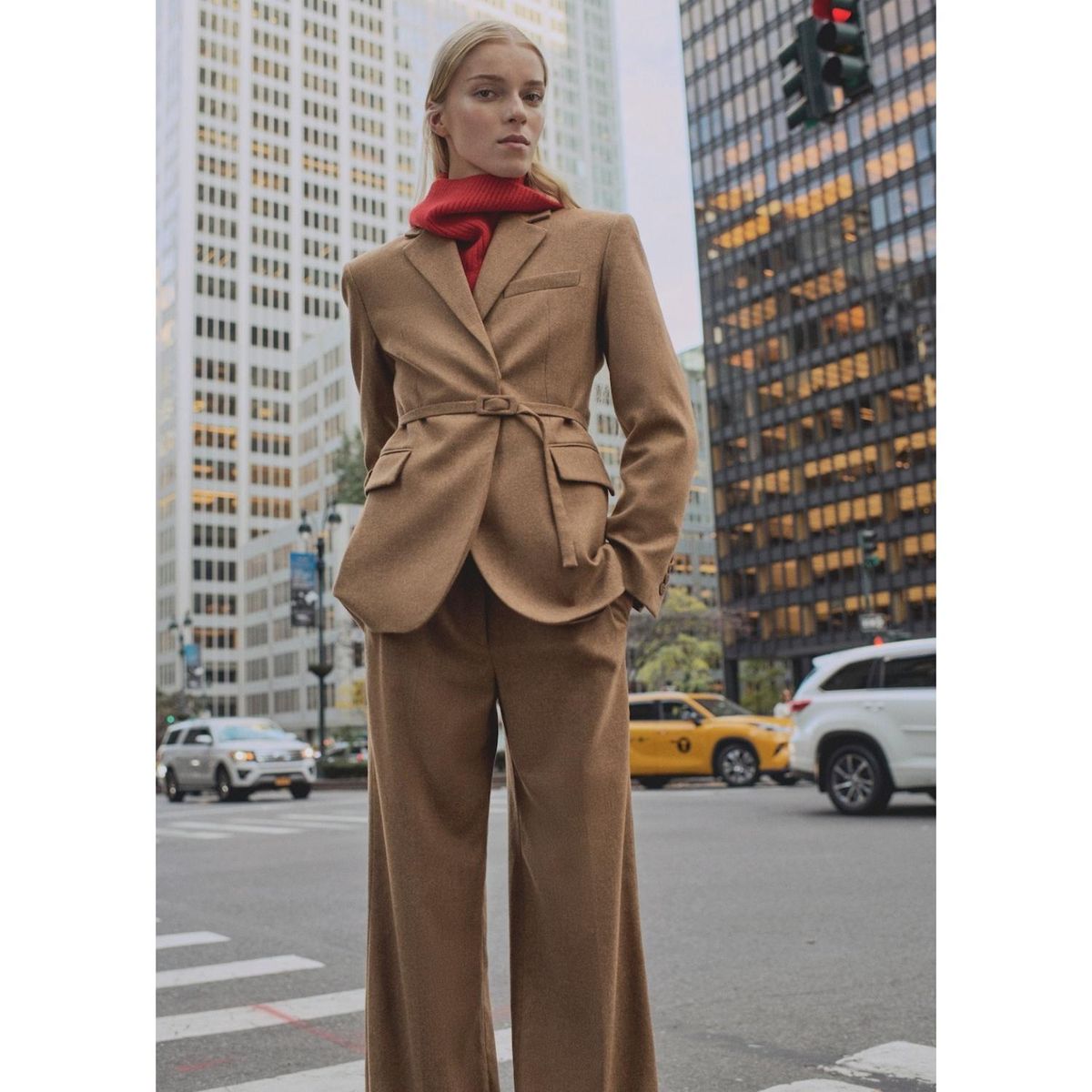 MANGO - Pantalón Wide Casual Mujer Mango.