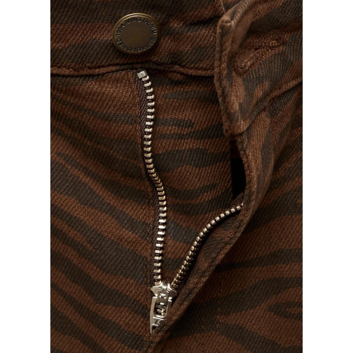 MANGO - Jean Straight Tiro Alto Mujer Mango