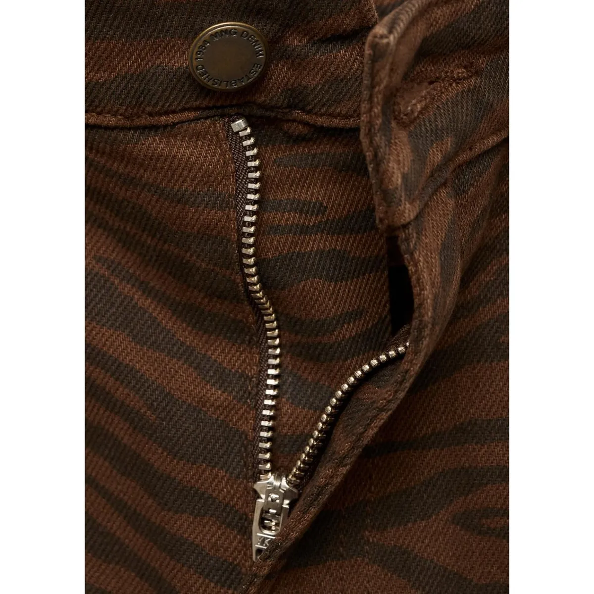 MANGO - Jean Straight Tiro Alto Mujer Mango.