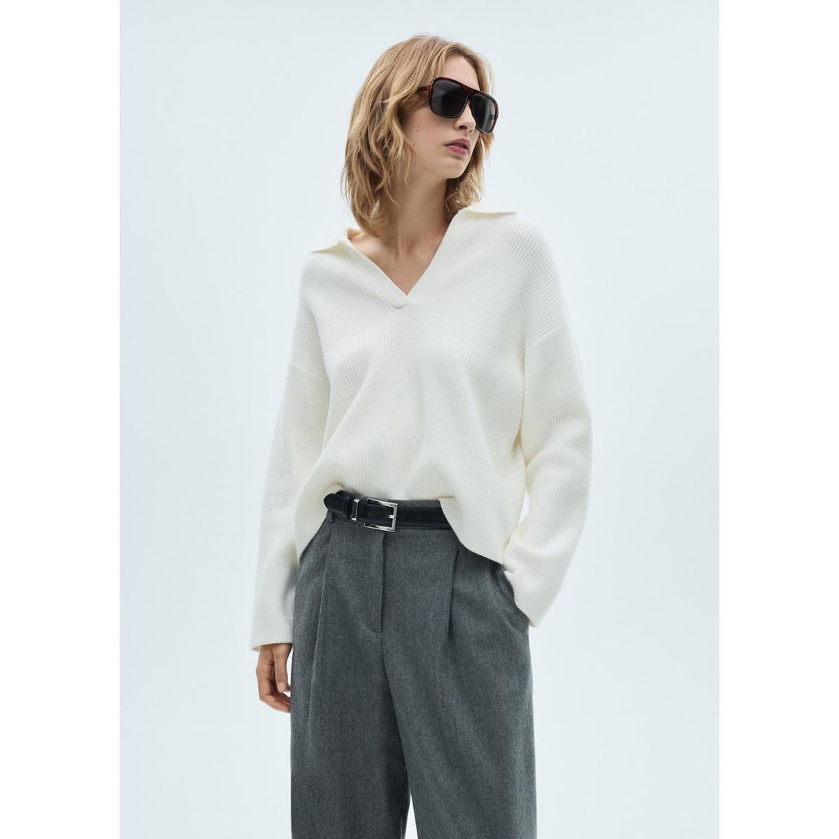 MANGO - Chompa Casual Mujer Mango