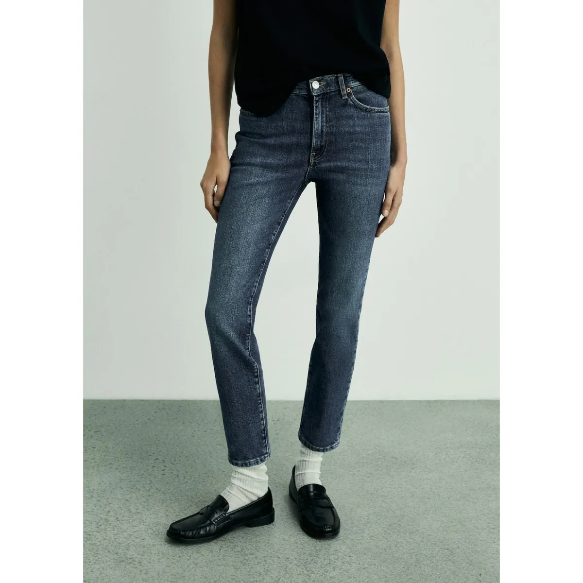 MANGO - Jean Slim Algodón Mujer Mango