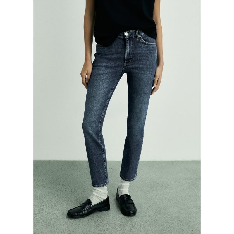 MANGO - Jean Slim Algodón Mujer Mango
