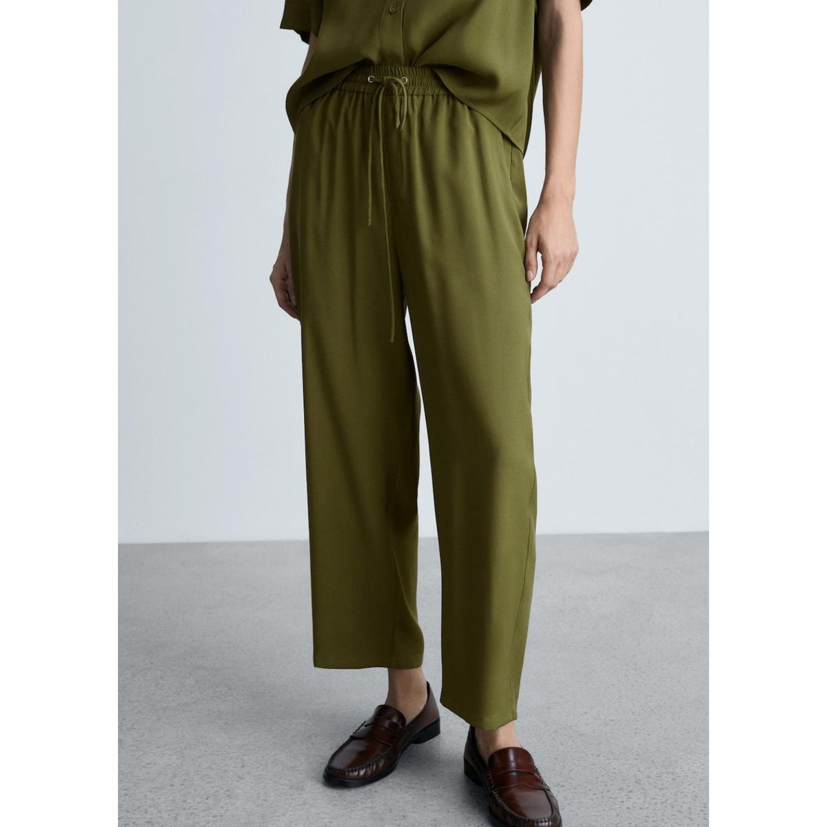 MANGO - Pantalón Straight Casual Mujer Mango