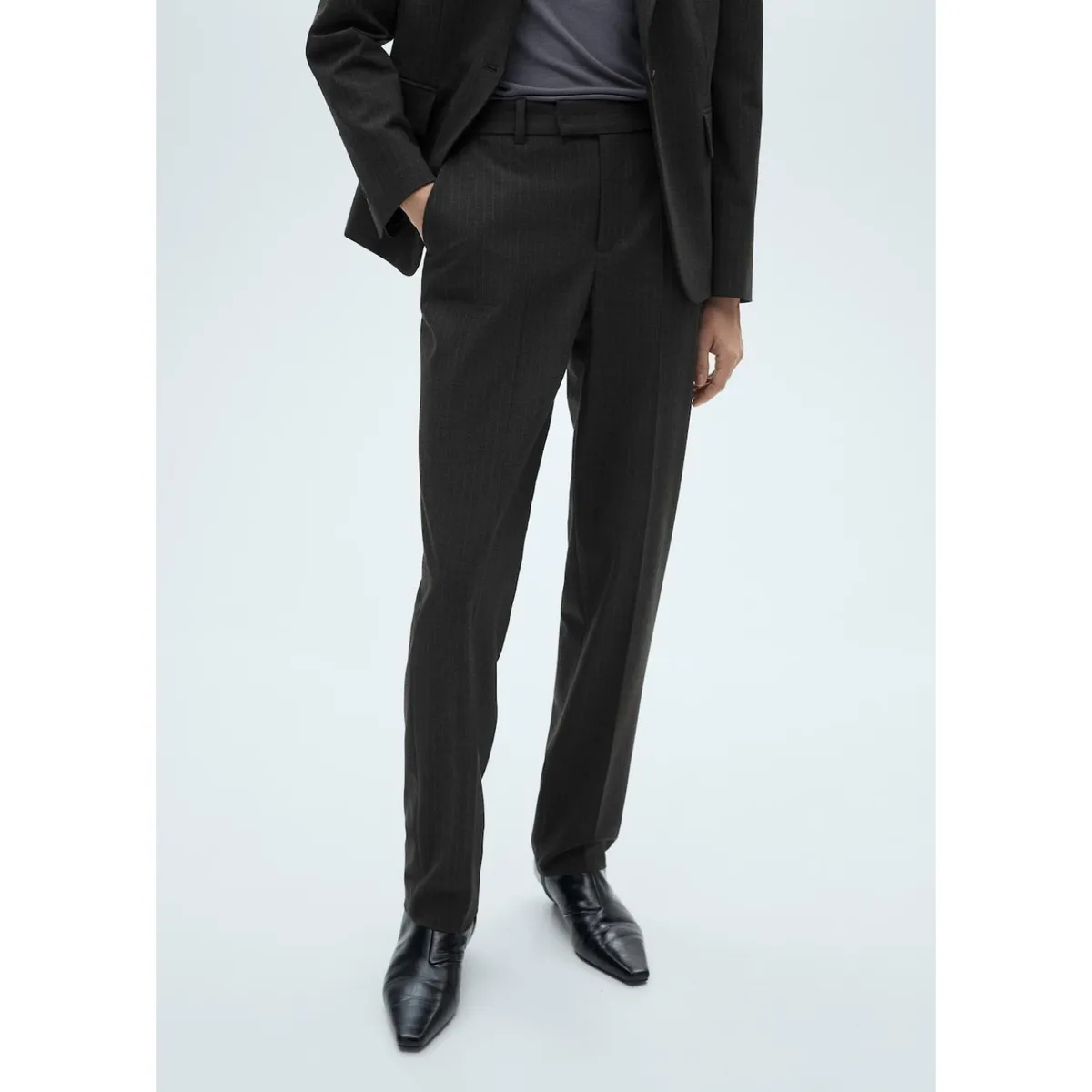 MANGO - Pantalón Straight Casual Mujer Mango