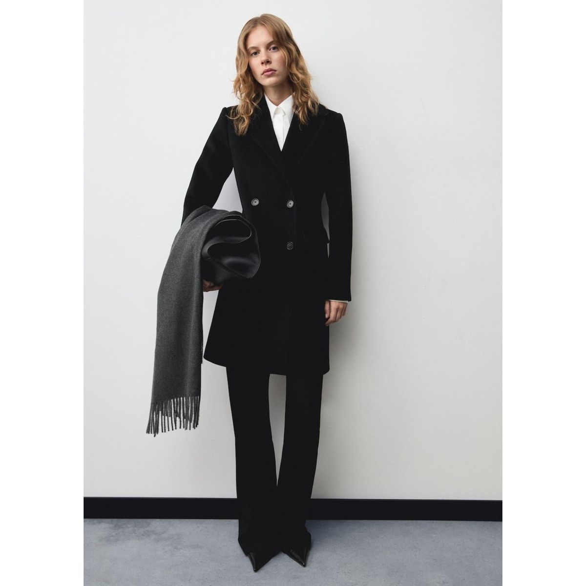 MANGO - Abrigo Casual Mujer Mango