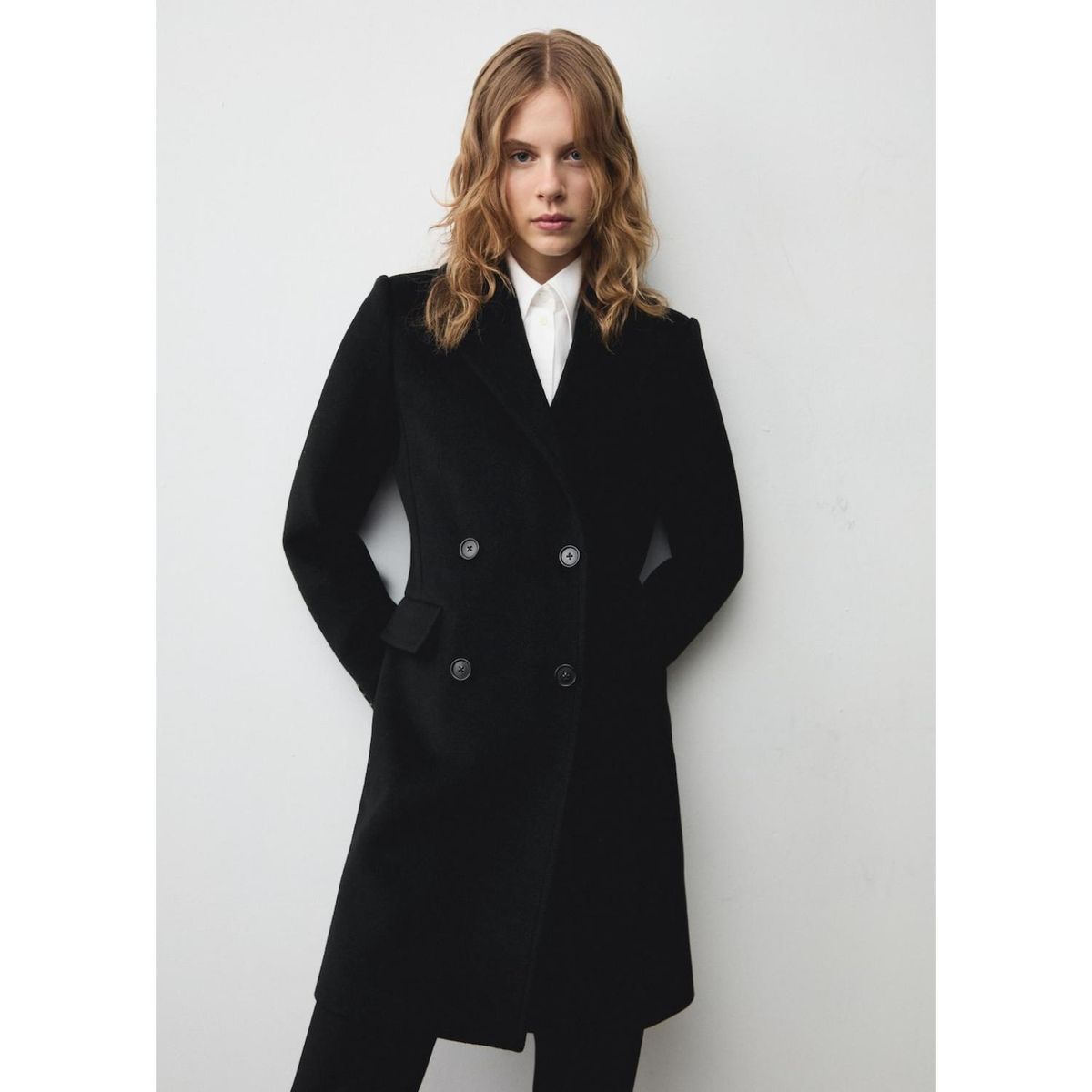 MANGO - Abrigo Casual Mujer Mango