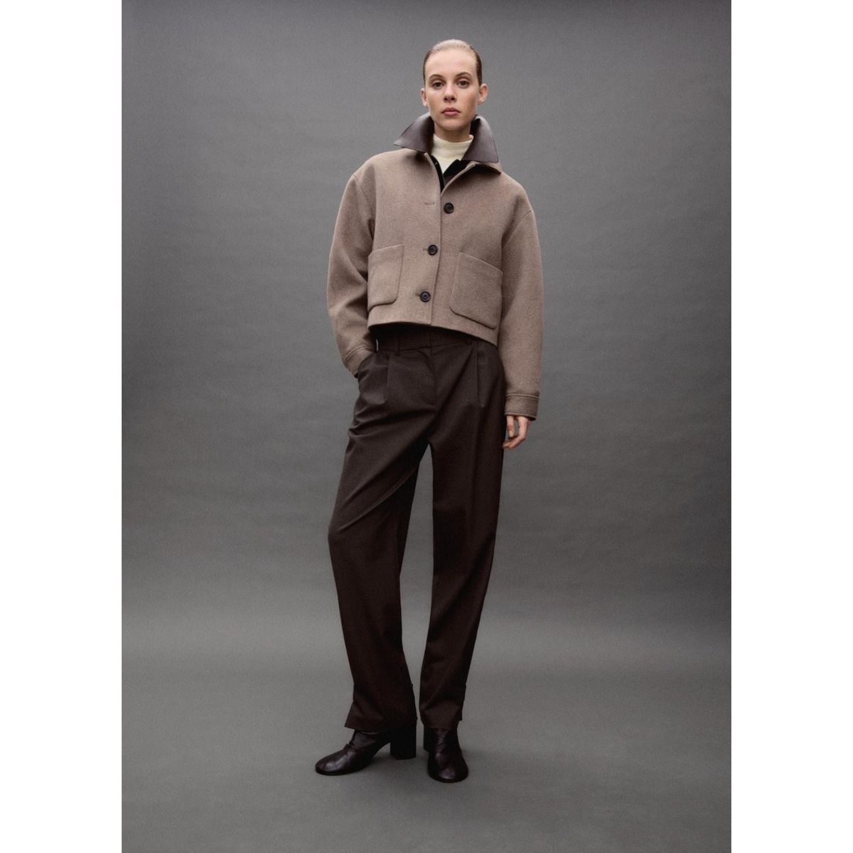 MANGO - Pantalón Wide Casual Mujer Mango.