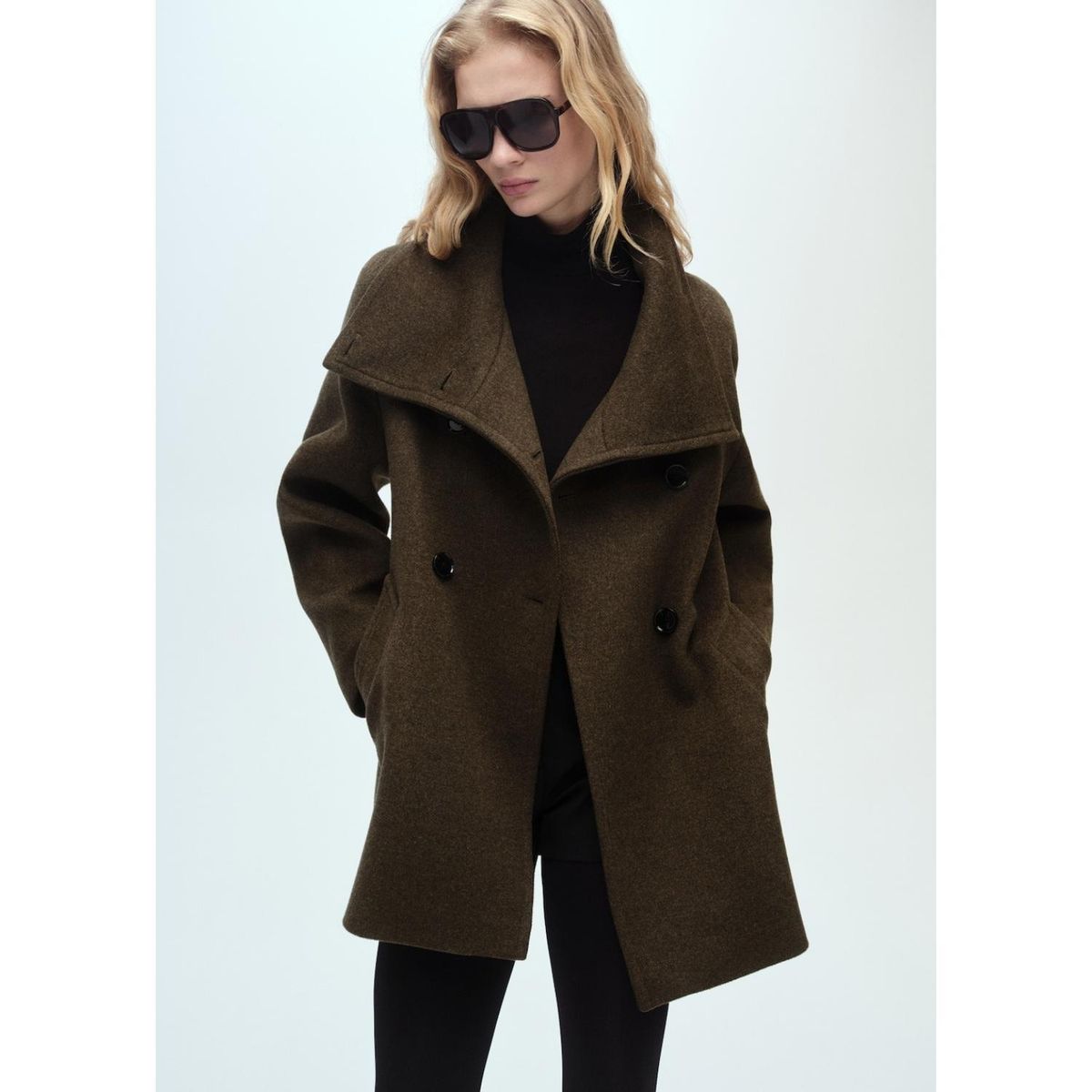 MANGO - Abrigo Casual Mujer Mango