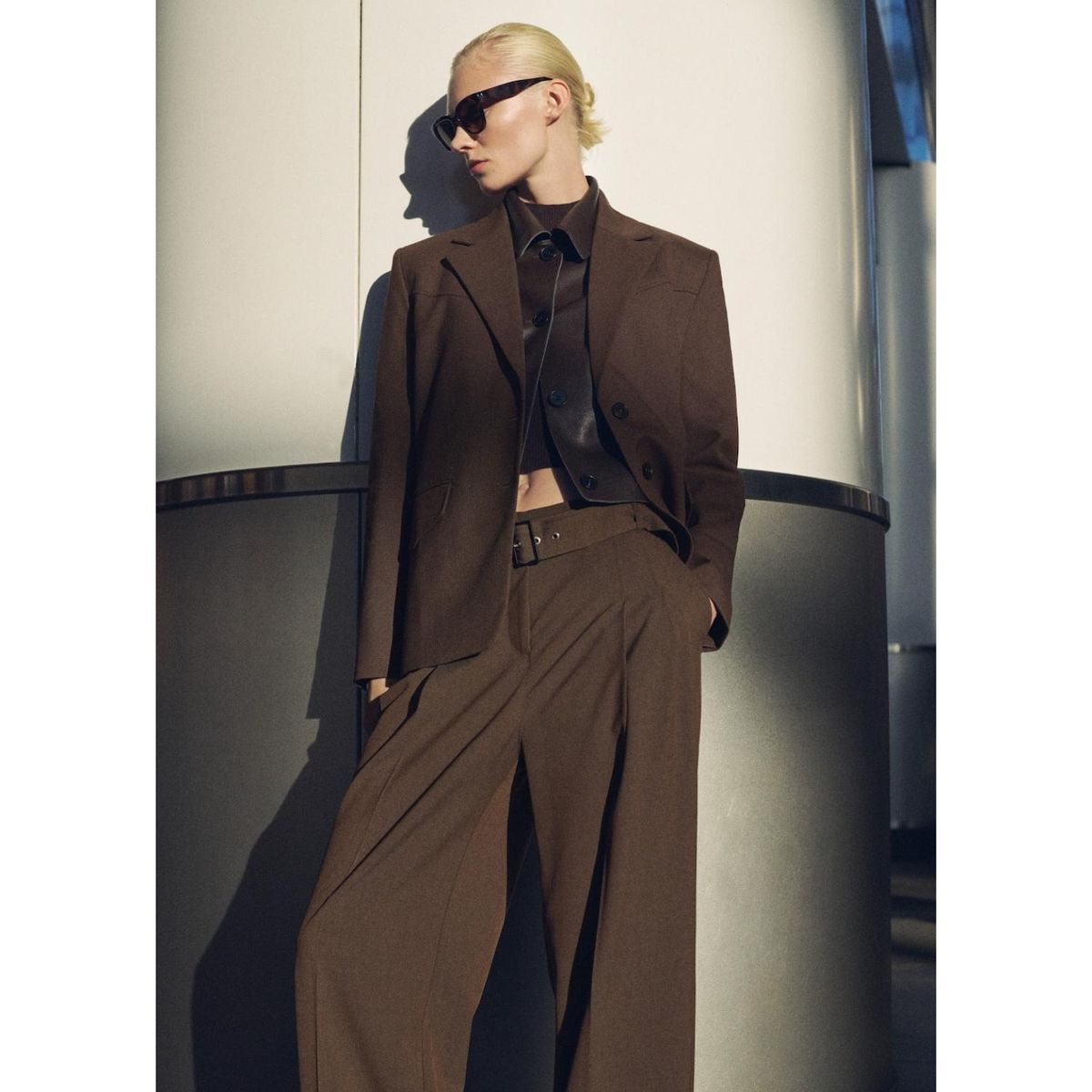 MANGO - Pantalón Straight Casual Mujer Mango