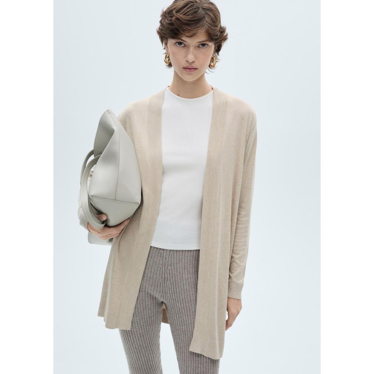 MANGO - Cárdigan Casual Mujer Mango