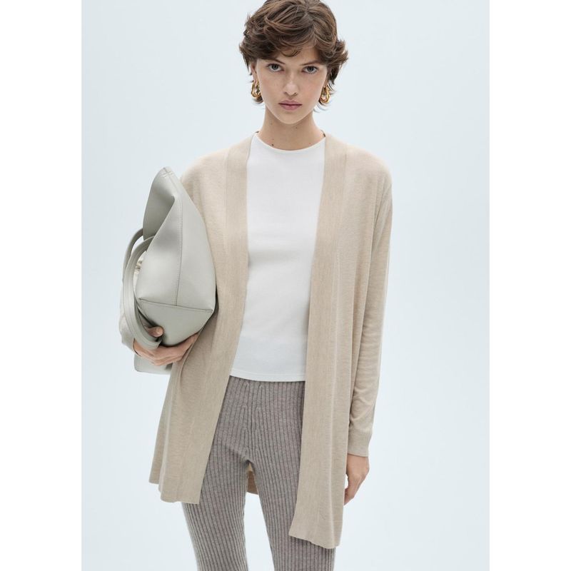MANGO - Cárdigan Casual Mujer Mango