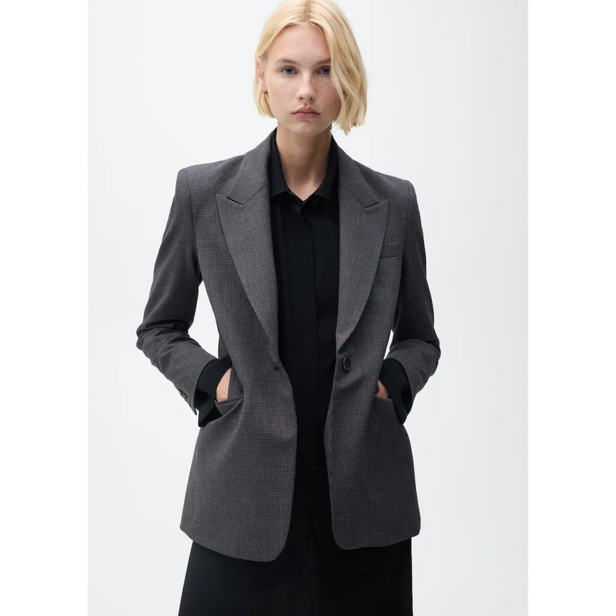 MANGO - Blazer Casual Mujer Mango