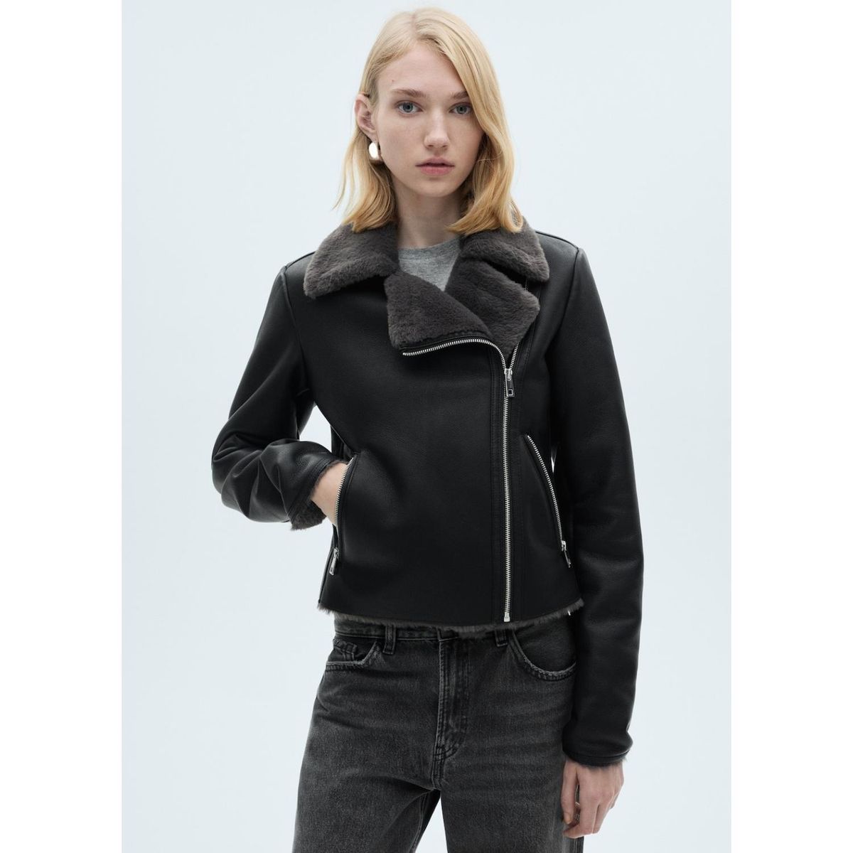 MANGO - Casaca Casual Mujer Mango