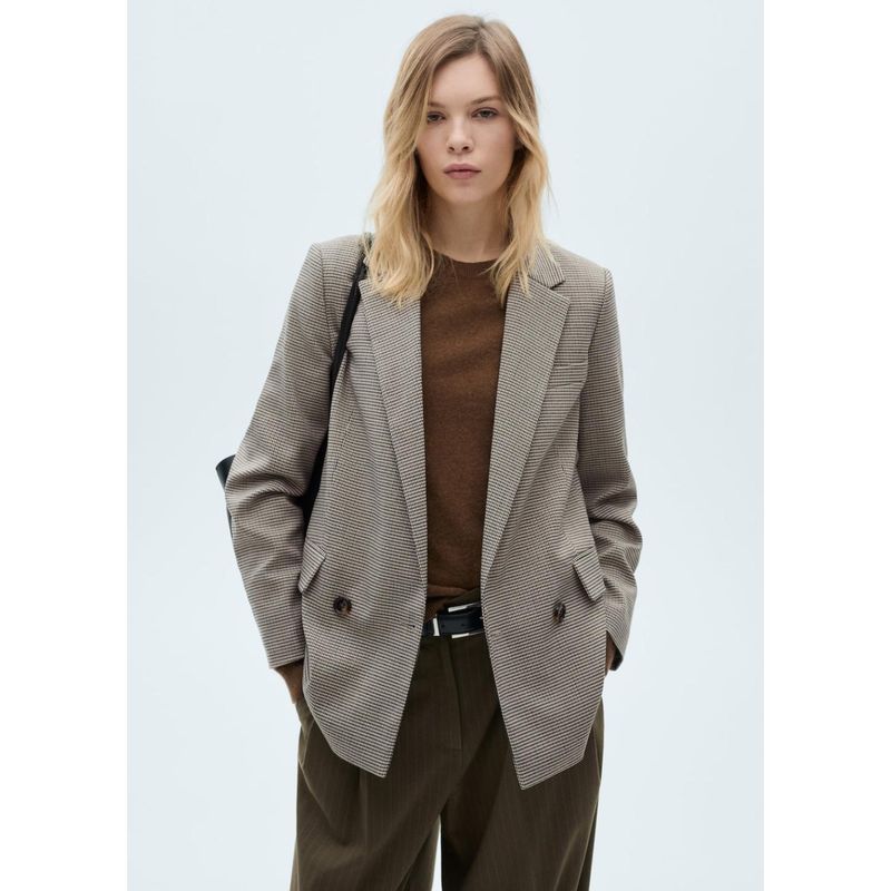 MANGO - Blazer Casual Mujer Mango