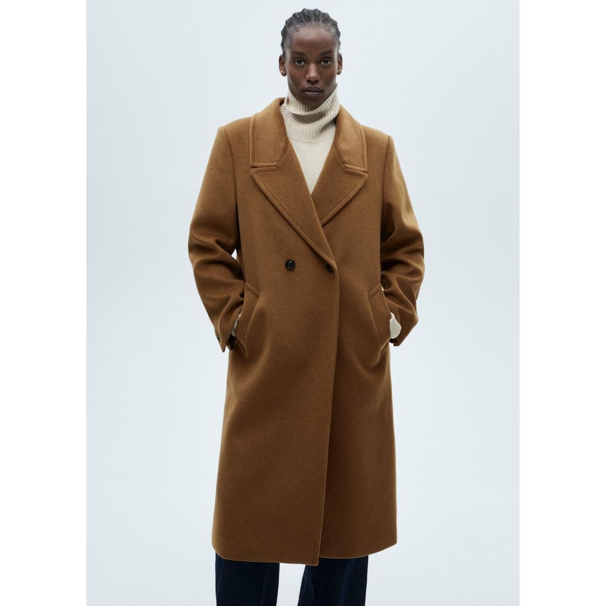 MANGO - Abrigo Casual Mujer Mango