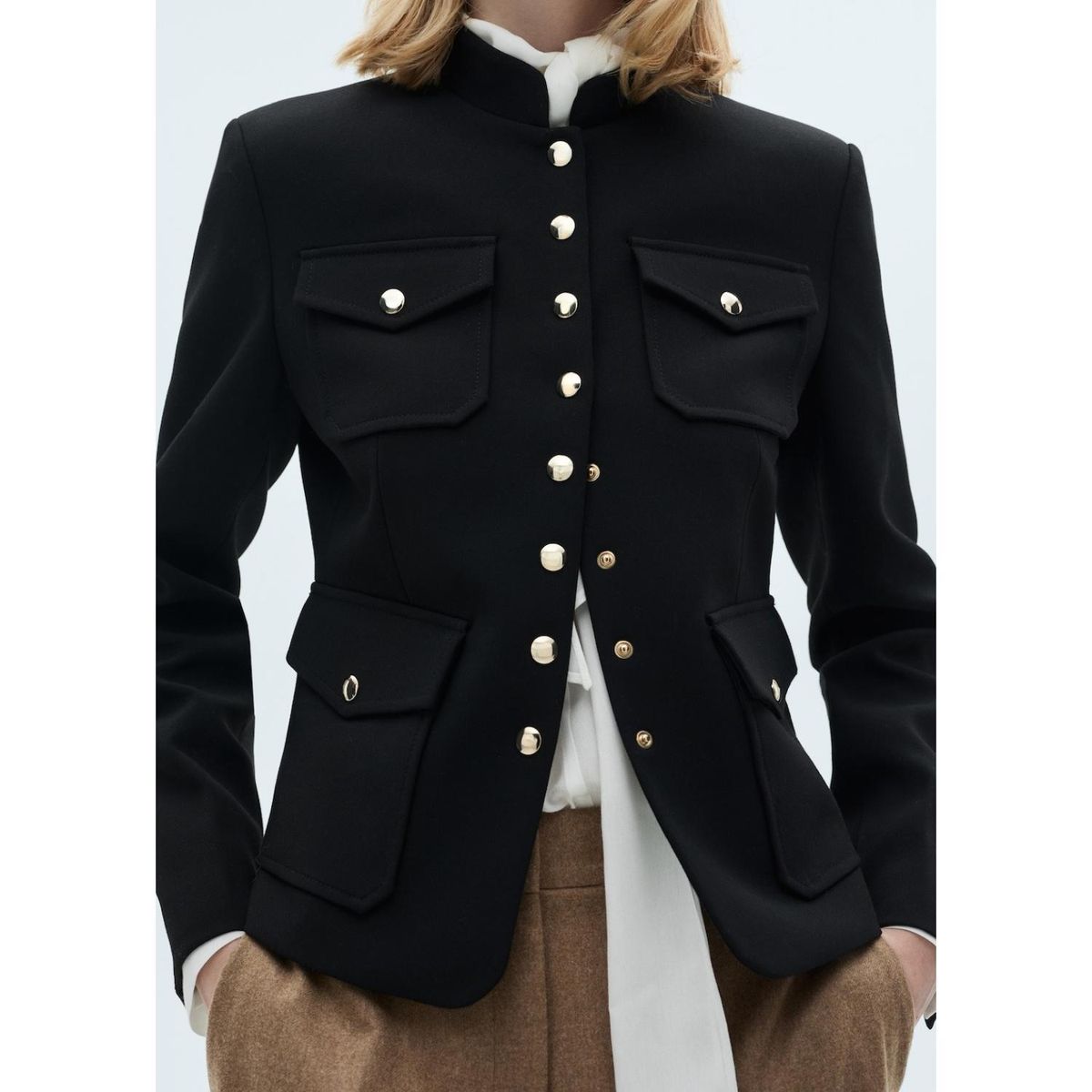 MANGO - Blazer Casual Mujer Mango